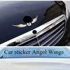 Персонализация Креативные крылья ангела наклейка на машину украшение на багажник автомобиля логотип крылья наклейка на машину украшение аксессуар ПВХ