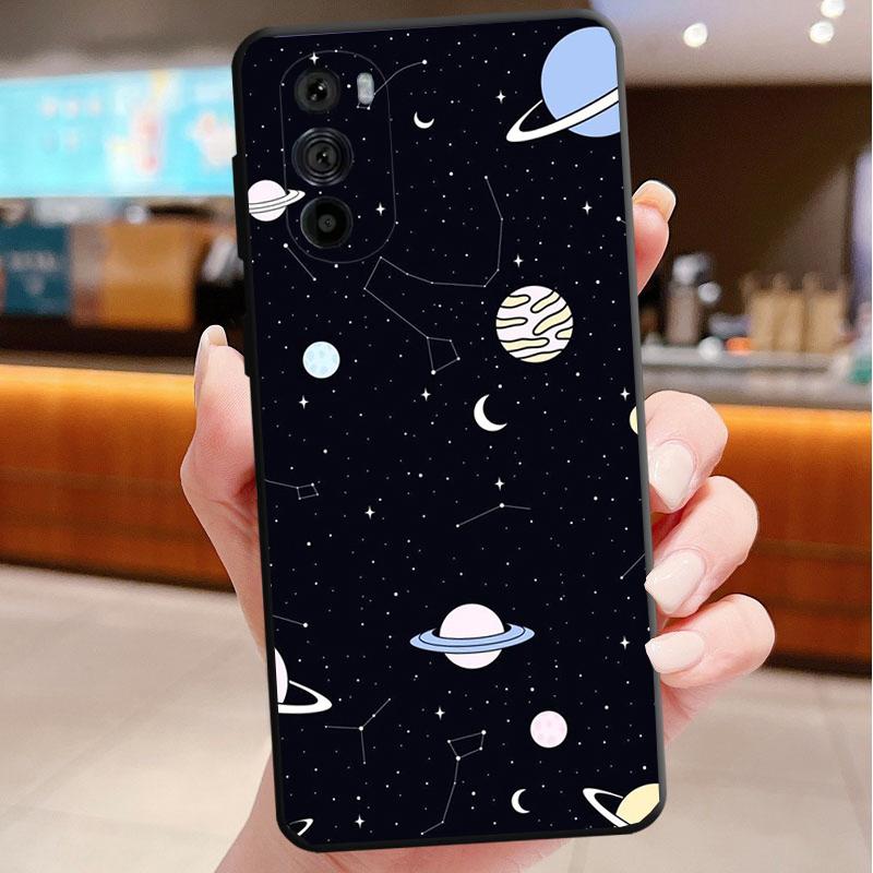 Phone Case For Motorola Edge 50 40 Pro 60 50 40 30 Ultra Neo Fusion Moto G85 G72 G53 G54 G84 G13 G32 Stars Space Astronaut