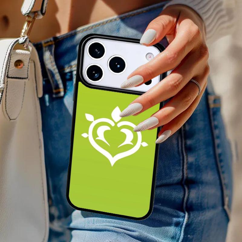 Чехол для телефона с иконкой Genshin Impact Для iPhone 17 Air 14 15 13 12 Max Чехол Для Apple 14 15 16 16e 11 Pro Max Plus Coque