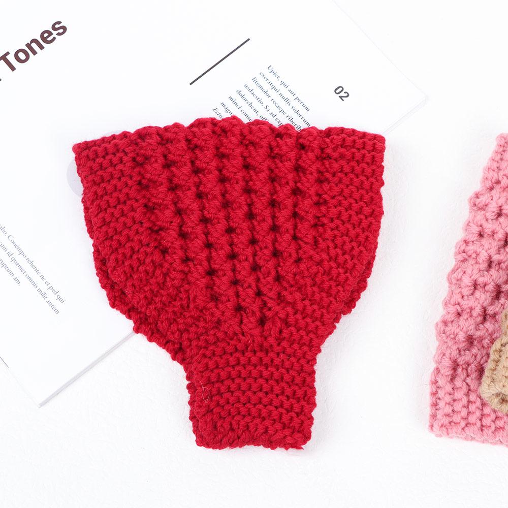 Warm Soft Stretch Scarf for Girls Warmers Hat Head Wraps Knitted Turban Winter Headbands