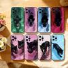 Чехол для телефона Черная пантера Силиконовый Мягкий Для IPhone 17 16 15 14 13 12 11 X XR Plus Pro Max Plus