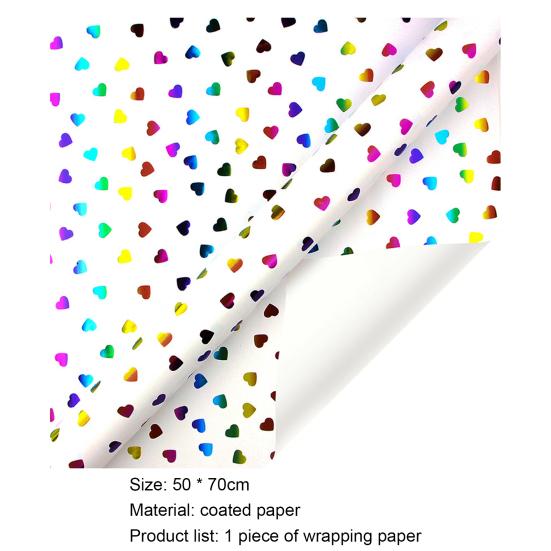 1 рулон подарочной упаковки, компактная декоративная бумага, широкий рулон рождественской подарочной упаковки