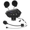 BT12S Водонепроницаемый шлем для мотоцикла Bluetooth-совместимая гарнитура Беспроводная гарнитура для мотоцикла Музыкальный шлем Hands-free Звонки MP3