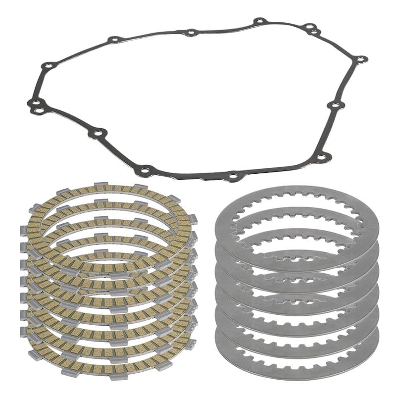 1WS-15461-00 Комплект прокладок диска сцепления, железный диск Для Yamaha MTT690 MT07 MT-07 XSR700 FZ07 FZ-07 Tenere 700 XTZ700 5VY-16325-10