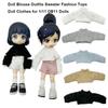 Casual Wear Sweater Tops Fashion Dolls Sweatshirt T-shirt  for 1/11 OB11 Dolls/for 1/12 BJD Dolls