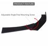 Car Universal Front Bumper diffuser Spoiler Body Kit Splitter for Tesla Model 3 Bmw F10 F20 E46 E60 E90 Auto Accessories