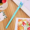 Back To School Season 10pcs 0.5mm Creative Patch Silicone Bear Gel Pen Cartoon Animal Shape Water Pen Cute Learning Stationery Office Signature Pen