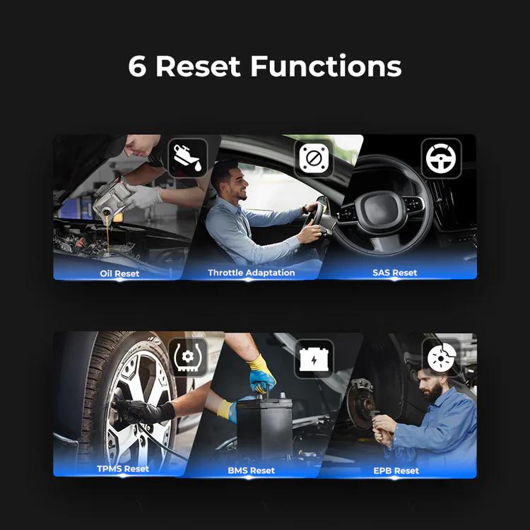 TOPDON ArtiDiag500 Диагностический 4 Системы 6 Функций Сброса OBD2 Сканер SAS/TPMS/BMS/EPB Сброс Диагностический инструмент для автомобиля Бесплатное обновление