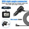 Power Cord Car Cigarette Lighter Dual USB Dash Cam Charger Mini DVR Charging Cable  GPS
