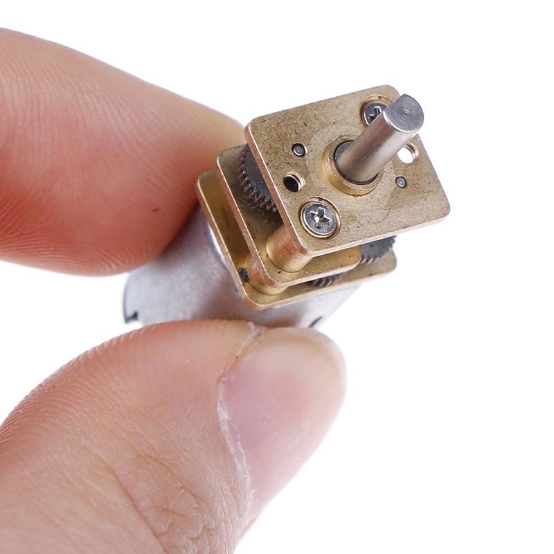 Dc 3V-6V 5V 55Rpm Reduction Gearbox Slow Speed Micro N20 Full Metal Gear Motor