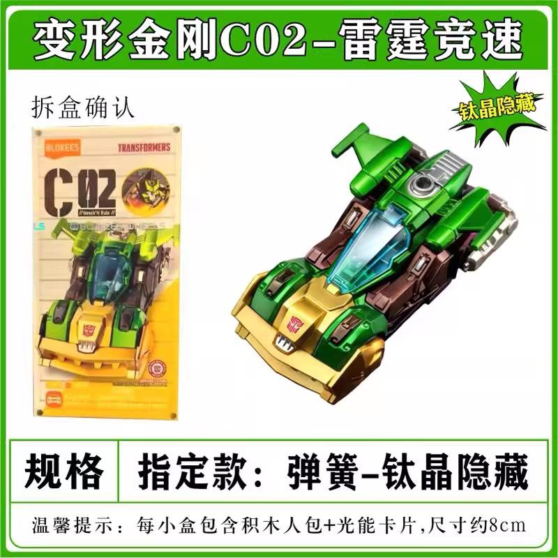 New Wheels 1:64   C02 Optimus Prime Megatron Action Figures Assembled Car Model Collectible Gift