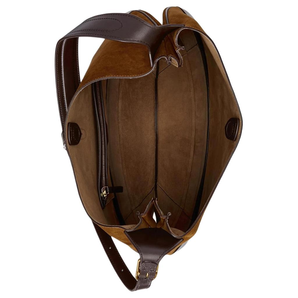 Polo Ralph Lauren Polo Id leather half-moon shoulder bag 428938748003