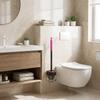 Hemispherical Brush Head Toilet Brush Groove Design Wall Mount Brush  Apartment Living