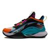 Баскетбольные кроссовки Li Ning Youth Team 2.0 с противоскользящими амортизирующими свойствами, прочные, средней высоты, детские баскетбольные кроссовки черного и оранжевого цветов YKBS016-1