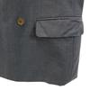 Lanvin Made In Italy Wool Tailored Jacket 46 Gray Men's Used