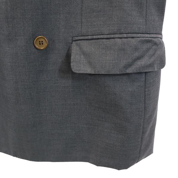 Lanvin Сделано в Италии шерстяной пиджак 46 серый Мужской Б/У