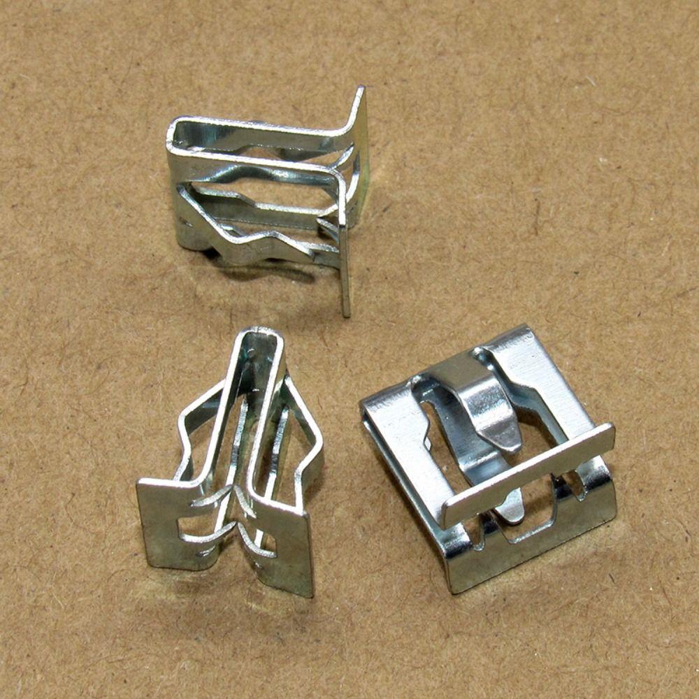 10Pcs/set DVD CD Panel Interior Retainer Clip Trim Plate Auto Fasteners Fixed Buckle Car Dashboard