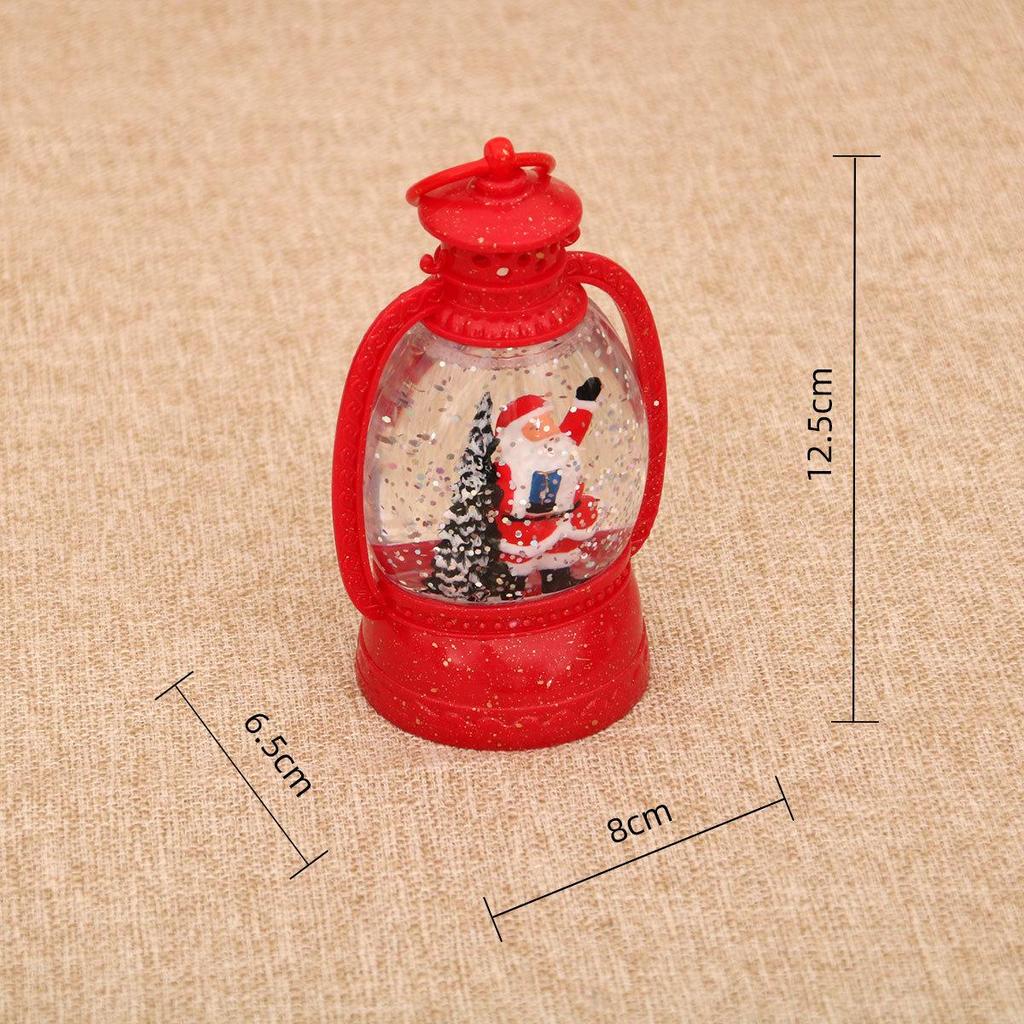 Christmas Glow Snowfall Horse Lantern - Handheld Window Ornament & Gift for Kids