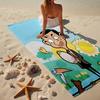 Mr. Bean's Adventure Beach Towel, Super Soft Microfiber, Gift for Her/Him, Birthday, for Pool, Beach, Travel, Home Decor Fan gifts