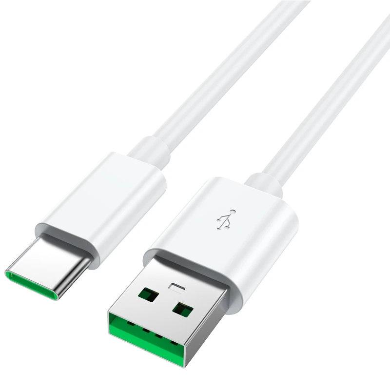 Кабель USB C, 65 Вт, 5 А, кабель для быстрой зарядки типа C для OPPO Xiaomi Redmi Huawei, аксессуары для телефонов Samsung, шнур для передачи данных, зарядное устройство, USB-кабель