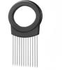 Onion Slicer, Stainless Steel Onion Holder for Slicing with Protective Case, Onion Cutter Tool for Meat Lemon Potato
