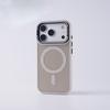 Чехол для мобильного телефона с держателем для объектива iPhone17PROMAX подходит для Apple 16, сотовый чехол с сотовой структурой для рассеивания тепла, магнитным притяжением, защитой от падения.