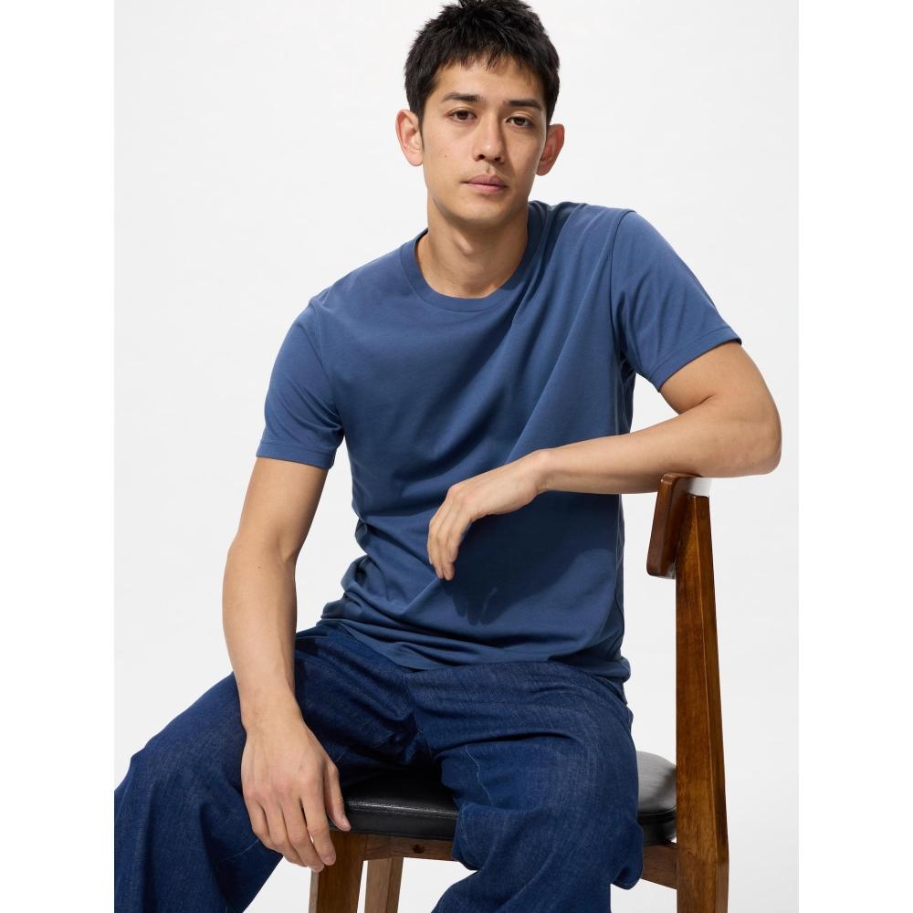 Uniqlo Футболка с круглым вырезом и коротким рукавом Dry Color 