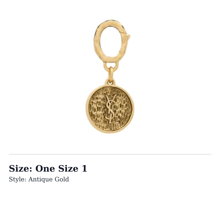 SAINT LAURENT Charms & Pendants Women's A003R0Y15007006