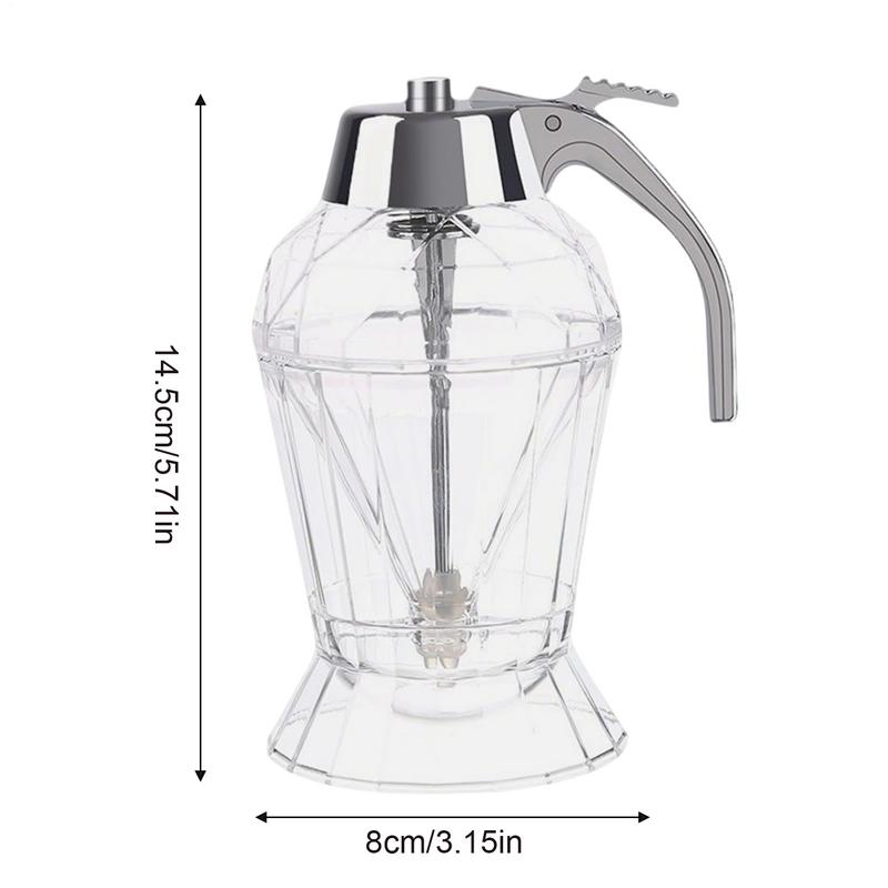 Горшочек для меда с подставкой, контейнер для бутылки кленового сиропа, не капающий горшочек для меда, кухонный горшочек для хранения для дома, кухни и кофе-баров