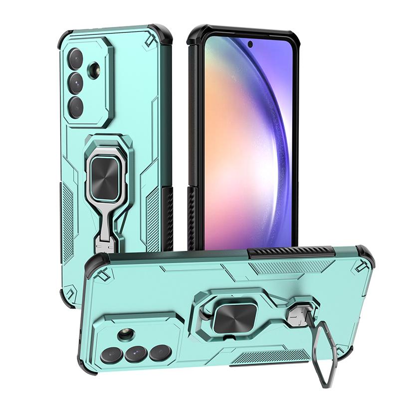 Бронированный чехол для телефона Samsung Galaxy A26 A36 A56 A16 A25 A35 A55 5G A17 A06 4G A 17 16 26 36 56 Задняя крышка с магнитным кольцом для автомобиля