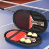 Чехол для настольной теннисной ракетки Сумка для хранения настольной теннисной ракетки Жесткий Пылезащитный Защитный Портативный Чехол на молнии Для Оборудования