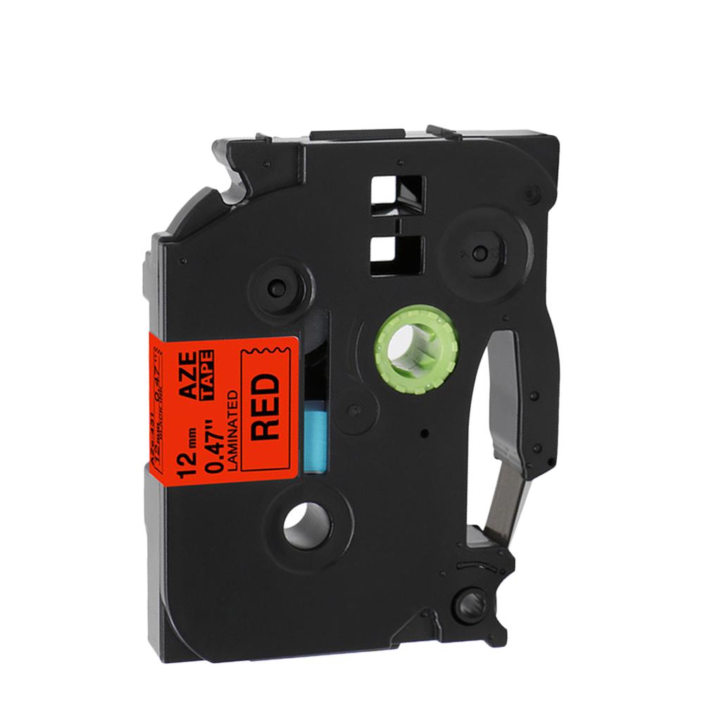 12mm Label Tapes Waterproof Resistant Ribbon Replacement for P-Printer Tze231