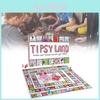 Настольная игра для вечеринок Tipsy Land Невероятно веселая игра для выпивки для друзей и праздников