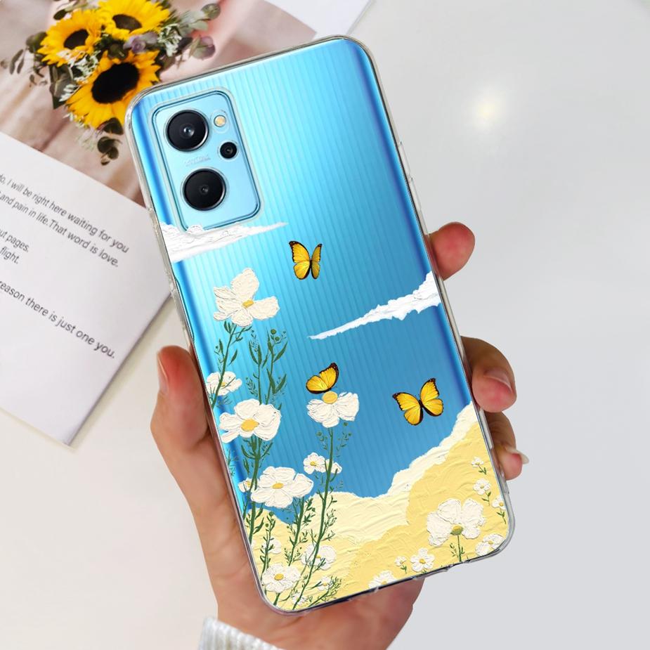 Чехол для Realme 9i RMX3491 Новый модный окрашенный чехол Прозрачный силиконовый мягкий ТПУ чехол для телефона Для Realme 9i 5G RMX3612 Realme9i Fundas
