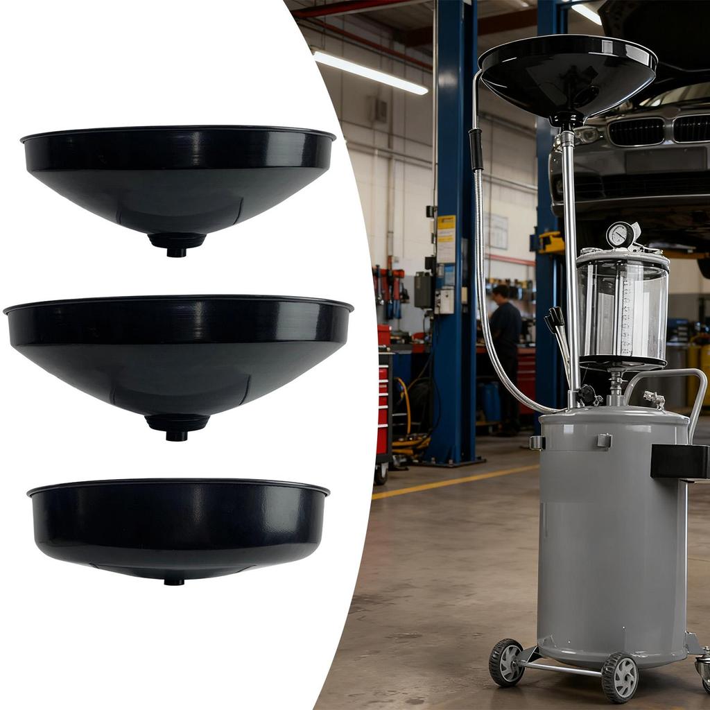 Oil Drain Plate Engine Oil Drain Bucket Anti Splash Drip Pan Portable Leakproof Tray for Garage Workshop