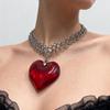 Перекрещивающиеся Сплетенные Ожерелья Хип-Хоп Готический Панк Стиль Широкий Цепной Ошейник Чокер Для Женщин Ожерелье с Подвеской-Кисточкой