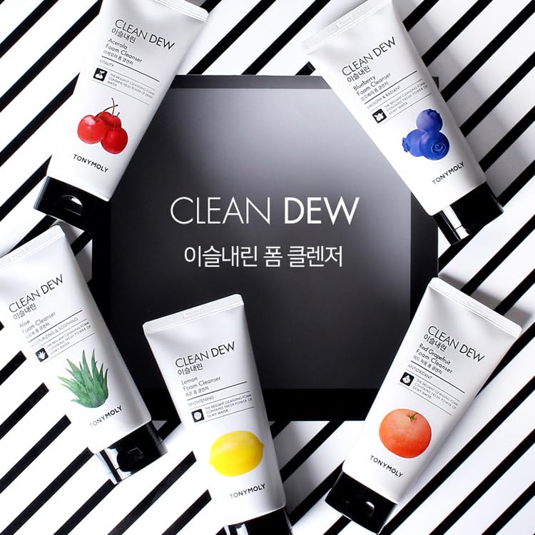 TONYMOLY Clean Dew Пенка для умывания с красным грейпфрутом