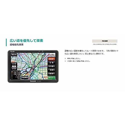 Panasonic 5-inch Portable Navigation Gorilla CN-G540D Nationwide City Map recording/One Seg/24V Car compatible/High Precision Positioning System