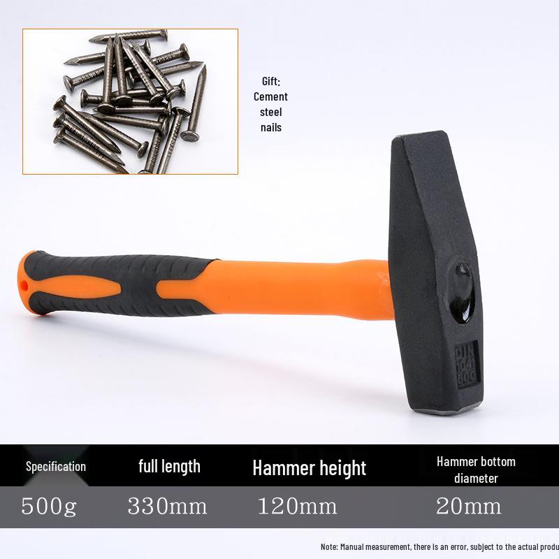 Многофункциональный молоток-гвоздодер с ломом для деревообработки и электромонтажных работ