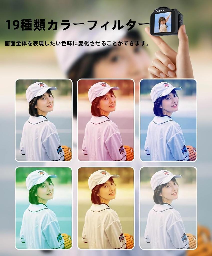 YULINJIA 4K Mini Digital Camera with 64MP Video 64GB Micro SD 30g 16M COMS Large Multiple LED and Keychain Set for Beginners and Kids Ultra-Compact