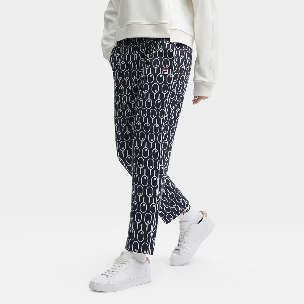 Новые повседневные брюки FILA женские с принтом по всей поверхности F11W349608F-ZA