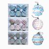 6Pcs 6cm Christmas Balls Pendant Reusable Macaron Color Hanging Balls Foam Christmas Balls  for Home