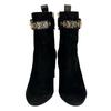 Excellent LOUIS VUITTON Ankle boots black Suede leather Women 35 1A965S Used