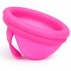 Greenovive® Menstrual Cup, Made From Medical-Grade Silicone, Reusable, With A Ring For Easy Removal, Bpa-Free, Size , Pink