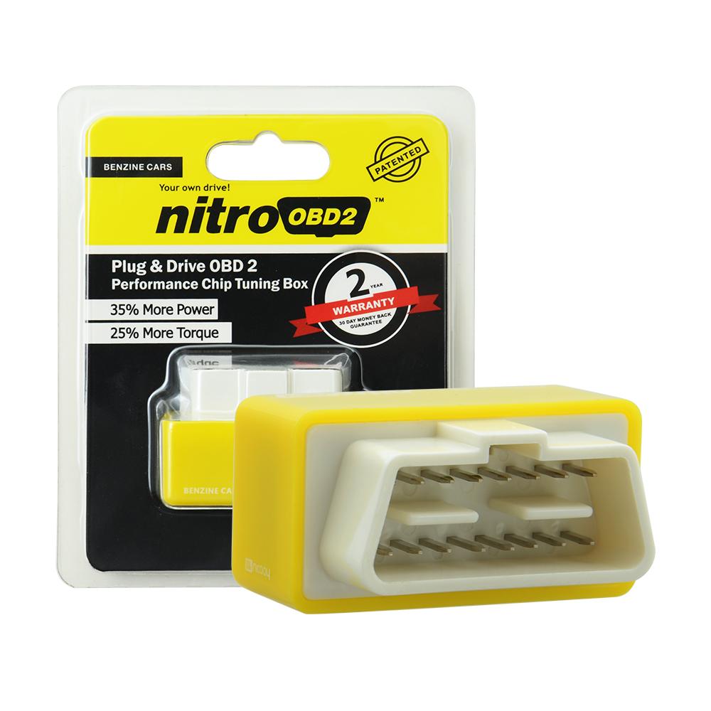 4 Color Eco OBD2 Nitro OBD2 Plug Drive Performance For Benzine Eco OBD2 ECU Chip Tuning Box Fuel Saving More Power Code Readers 4