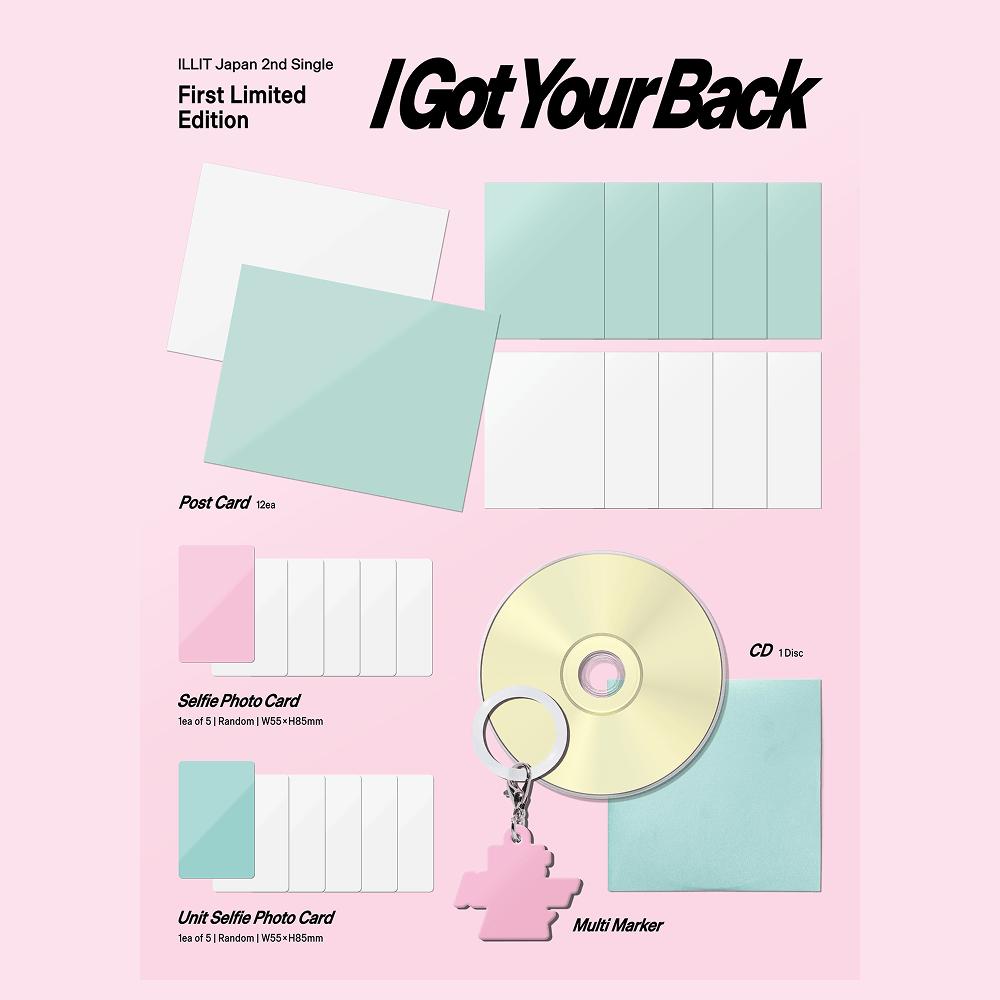 Предзаказ ILLIT Япония 2-го сингла I Got Your Back Лимитированное издание и POB Weverse