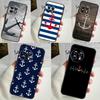 Anchor Boat Case For OnePlus 12R 12 11 9 10 Pro 10R 10T OnePlus Nord 3 2T N10 N20 CE 2 Lite CE4 Cover
