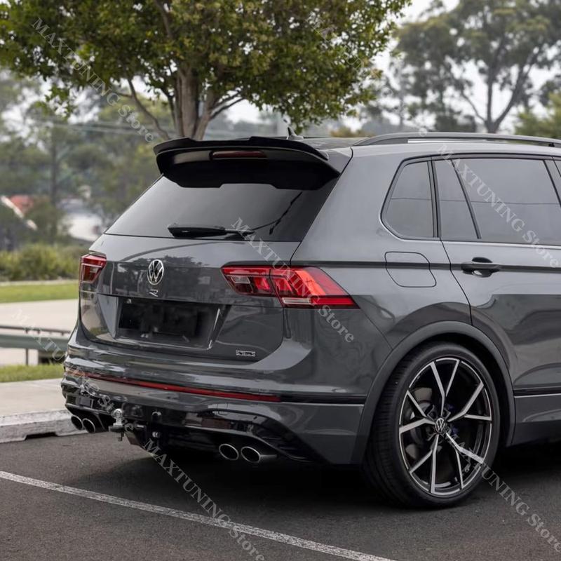 Задний спойлер-крыло на крышу автомобиля для Volkswagen VW Tiguan MK2 R R-Line 2017-2023 Задние спойлеры-крылья Автомобильные комплекты кузова