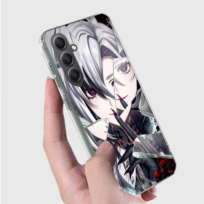 Чехол для телефона Arlecchino Genshin Impact для Samsung A16 A26 A36 A56 A17 A37 A57 A07 A06 A02S A03 A04S A05S Galaxy Note 20 10 A50S A