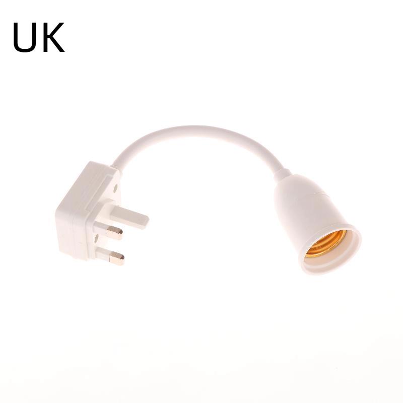 1 шт. Вилка США в патрон для лампы E27, переходник, светодиодная лампа, настенный гибкий держатель для лампы, конвертер с выключателем, гнездо для светодиодной лампы-головки